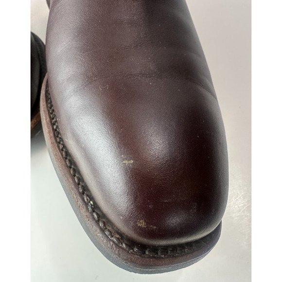 *Flawed R.M. Williams Craftsman Boots Men’s 9.5 F Brown Leather Chelsea Pull-On - Picture 10 of 16
